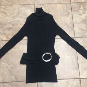 Black Turtleneck Sweater